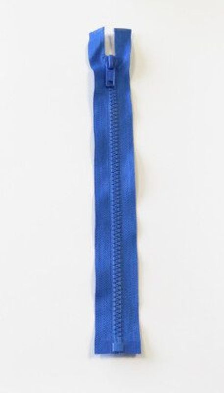 Glidelås  delbar, blå